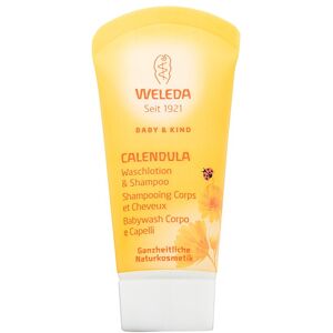 Gel Douche et Shampoing Calendula Bébé - Weleda - Publicité Gel Douche et Shampoing Calendula Bébé - Weleda - Publicité