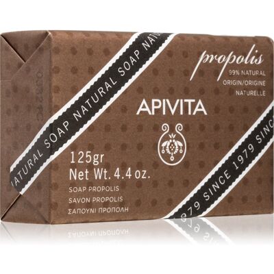 Savon nettoyant à la propolis Apivita 125 g - Savon - Publicité Savon nettoyant à la propolis Apivita 125 g - Savon - Publicité