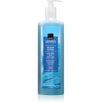 Avon Senses Ocean Surge gel de douche pour homme 3 en 1 720 ml - Publicité Avon Senses Ocean Surge gel de douche pour homme 3 en 1 720 ml - Publicité