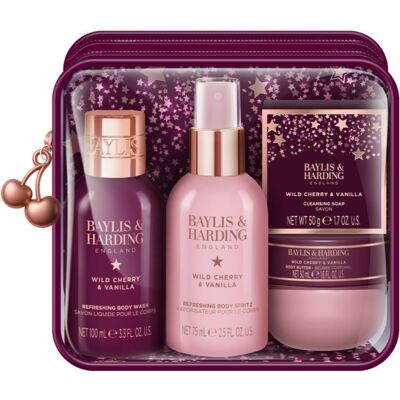 Baylis & Harding Wild Cherry & Vanilla Coffret cadeau de voyage - Publicité Baylis & Harding Wild Cherry & Vanilla Coffret cadeau de voyage - Publicité