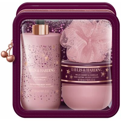 Baylis & Harding Wild Cherry & Vanilla Coffret cadeau de voyage - Publicité Baylis & Harding Wild Cherry & Vanilla Coffret cadeau de voyage - Publicité