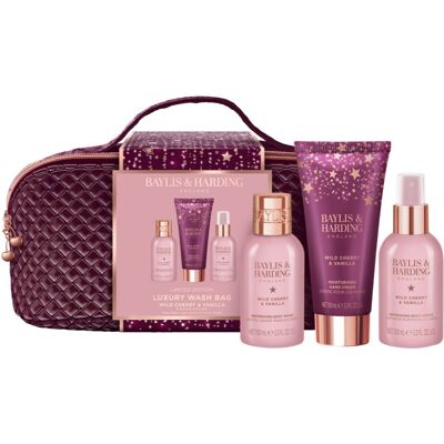 Baylis & Harding Wild Cherry & Vanilla Coffret cadeau trousse de toilette - Publicité Baylis & Harding Wild Cherry & Vanilla Coffret cadeau trousse de toilette - Publicité