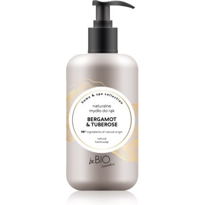 beBIO Home & Spa Savon naturel pour les mains - Bergamot & Tuberose 300 ml - Publicité beBIO Home & Spa Savon naturel pour les mains - Bergamot & Tuberose 300 ml - Publicité