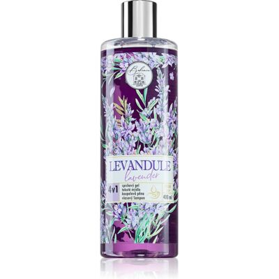 Bohemia Gifts & Cosmetics Gel Douche Lavande - Corps & Cheveux - 400ml - Publicité Bohemia Gifts & Cosmetics Gel Douche Lavande - Corps & Cheveux - 400ml - Publicité