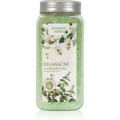 Bohemia Gifts Bohemia Herbs Lemon Balm sel de bain 900 g - Publicité Bohemia Gifts Bohemia Herbs Lemon Balm sel de bain 900 g - Publicité