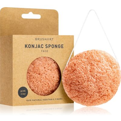 Éponge Konjac BrushArt Pink Clay - Nettoyage du Visage et Exfoliation Douce - Publicité Éponge Konjac BrushArt Pink Clay - Nettoyage du Visage et Exfoliation Douce - Publicité