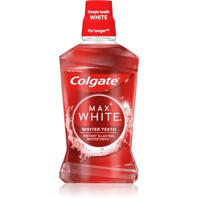 Colgate Max White Expert Bain de Bouche Blanchissant Sans Alcool 500ml - Publicité Colgate Max White Expert Bain de Bouche Blanchissant Sans Alcool 500ml - Publicité