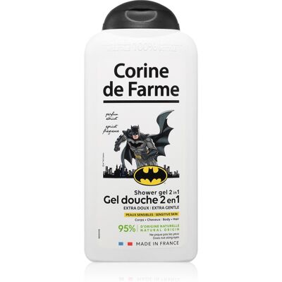 Corine de farme Shower Gel 2 in 1 Batman Gel douche 2 en 1 300 ml - Publicité Corine de farme Shower Gel 2 in 1 Batman Gel douche 2 en 1 300 ml - Publicité