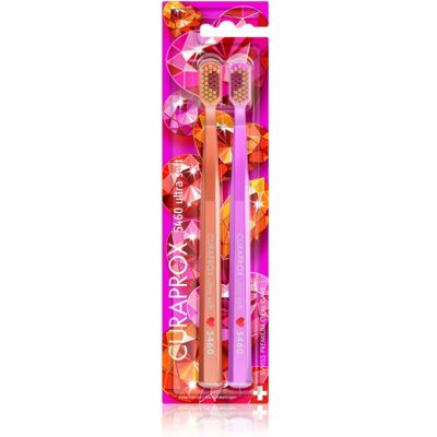 Curaprox CS 5460 Love Edition brosse à dents 2 pcs - Publicité Curaprox CS 5460 Love Edition brosse à dents 2 pcs - Publicité