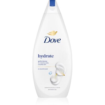 Gel Douche Nourrissant Hydrate Dove - Type de Douche - Publicité Gel Douche Nourrissant Hydrate Dove - Type de Douche - Publicité