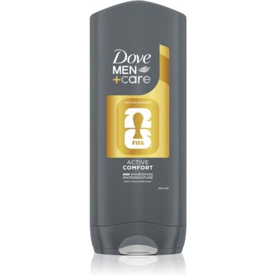 Dove Men+Care FIFA Active Comfort Gel douche 400 ml - Publicité Dove Men+Care FIFA Active Comfort Gel douche 400 ml - Publicité
