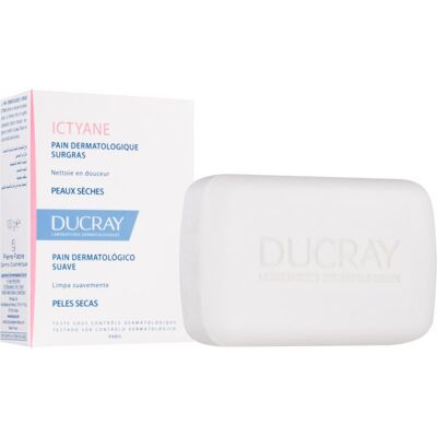 Ducray Ictyane savon solide pour peaux sèches 100 g - Publicité Ducray Ictyane savon solide pour peaux sèches 100 g - Publicité