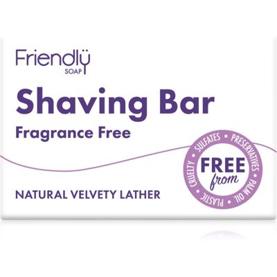 Friendly Soap Shaving Bar Fragrance Free savon naturel rasage sans parfum 95 g - Publicité Friendly Soap Shaving Bar Fragrance Free savon naturel rasage sans parfum 95 g - Publicité