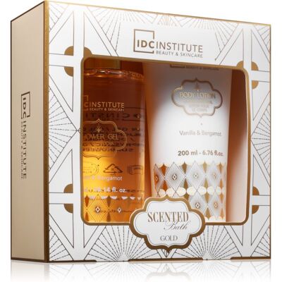 IDC Institute Scented Bath Gold Coffret cadeau pour femme - Publicité IDC Institute Scented Bath Gold Coffret cadeau pour femme - Publicité