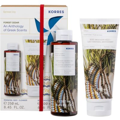 Korres Forest Cedar Coffret cadeau mixte - Publicité Korres Forest Cedar Coffret cadeau mixte - Publicité