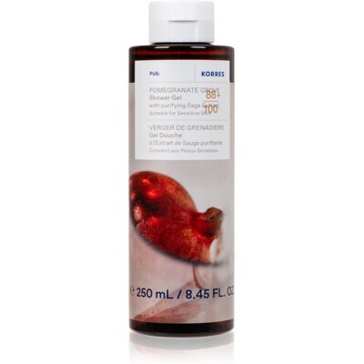 Korres Pomegranate gel douche rafraîchissant 250 ml - Publicité Korres Pomegranate gel douche rafraîchissant 250 ml - Publicité