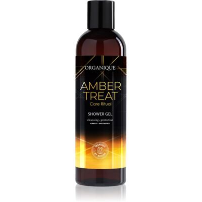 Gel Douche Organique Amber Treat - Naturel, Vegan, 250ml - Publicité Gel Douche Organique Amber Treat - Naturel, Vegan, 250ml - Publicité