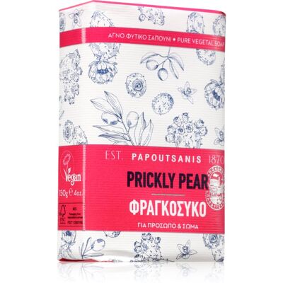 PAPOUTSANIS Prickly Pear savon solide 150 g - Publicité PAPOUTSANIS Prickly Pear savon solide 150 g - Publicité