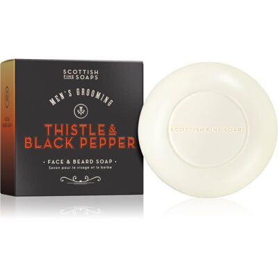 Scottish Fine Soaps - Thistle & Black Pepper - Savon - Publicité Scottish Fine Soaps - Thistle & Black Pepper - Savon - Publicité