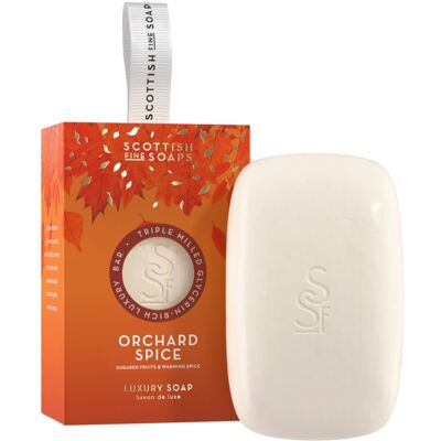 Scottish Fine Soaps Orchard Spice Soap savon solide 150 g - Publicité Scottish Fine Soaps Orchard Spice Soap savon solide 150 g - Publicité