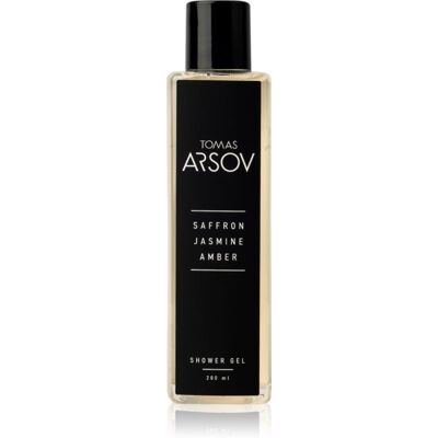 Tomas Arsov Safran Jasmin Ambre - Gel douche hydratant pour femmes - Publicité Tomas Arsov Safran Jasmin Ambre - Gel douche hydratant pour femmes - Publicité