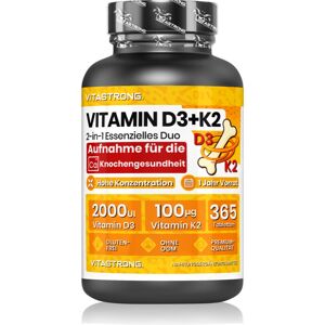 VITASTRONG Vitamin D3 + K2 pastilles pour la bonne santé