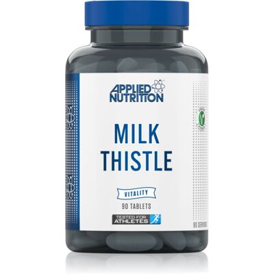 Applied Nutrition Milk Thistle capsules à base de plantes 90 cps - Publicité Applied Nutrition Milk Thistle capsules à base de plantes 90 cps - Publicité