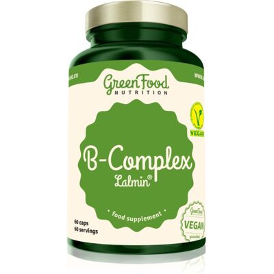 GreenFood Nutrition B-Complex Lalmin 60 capsules - Complément en vitamine B - Publicité GreenFood Nutrition B-Complex Lalmin 60 capsules - Complément en vitamine B - Publicité