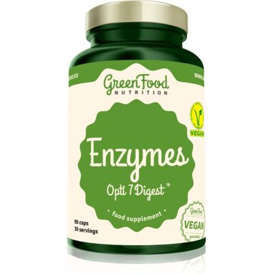 GreenFood Nutrition Enzymes Opti7 Digest capsules pour favoriser la digestion 110 g - Publicité GreenFood Nutrition Enzymes Opti7 Digest capsules pour favoriser la digestion 110 g - Publicité