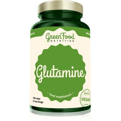 GreenFood Nutrition Glutamine aide aux performances sportives et à la récupération 116 g - Publicité GreenFood Nutrition Glutamine aide aux performances sportives et à la récupération 116 g - Publicité
