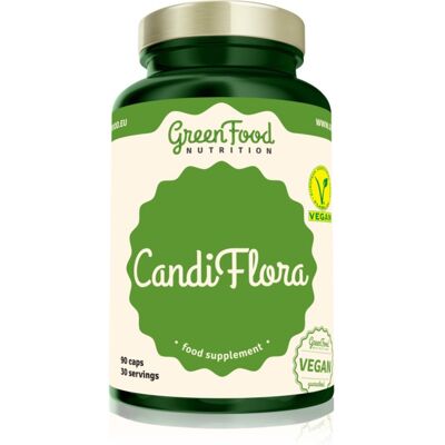 GreenFood Nutrition CandiFlora 90 capsules - Complément alimentaire - Publicité GreenFood Nutrition CandiFlora 90 capsules - Complément alimentaire - Publicité