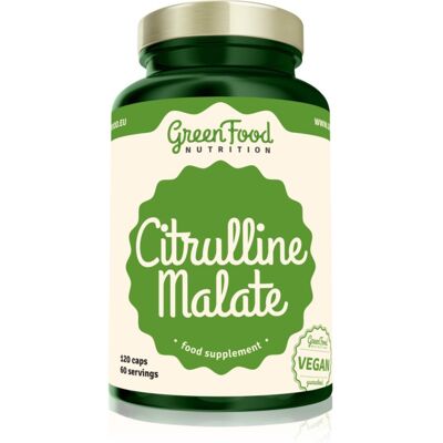 GreenFood Nutrition Citrulline Malate 120 capsules - Complément alimentaire - Publicité GreenFood Nutrition Citrulline Malate 120 capsules - Complément alimentaire - Publicité