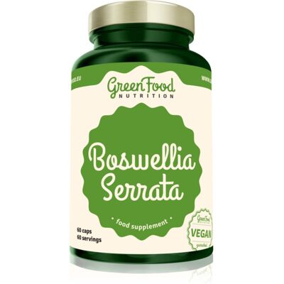 GreenFood Nutrition Boswellia Serrata 60 capsules - Complément alimentaire - Publicité GreenFood Nutrition Boswellia Serrata 60 capsules - Complément alimentaire - Publicité