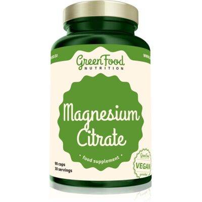 GreenFood Citrate de Magnésium - 90 capsules - Publicité GreenFood Citrate de Magnésium - 90 capsules - Publicité