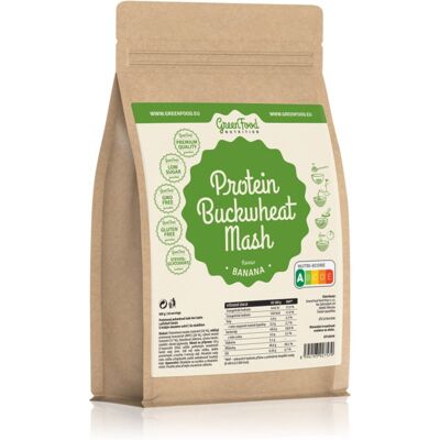 GreenFood Nutrition Protein Buckwheat Mash banana - Aliments & Boissons - Publicité GreenFood Nutrition Protein Buckwheat Mash banana - Aliments & Boissons - Publicité