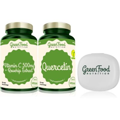 GreenFood Nutrition Quercetin 500mg - Sans Agrumes - 90 Capsules - Publicité GreenFood Nutrition Quercetin 500mg - Sans Agrumes - 90 Capsules - Publicité