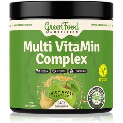 GreenFood Nutrition Multi VitaMin Complex - Pomme Juteuse - Complément Alimentaire - Publicité GreenFood Nutrition Multi VitaMin Complex - Pomme Juteuse - Complément Alimentaire - Publicité