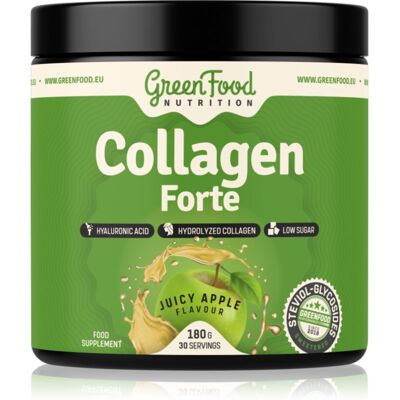 GreenFood Nutrition - Collagen Forte - Pomme juteuse - Publicité GreenFood Nutrition - Collagen Forte - Pomme juteuse - Publicité