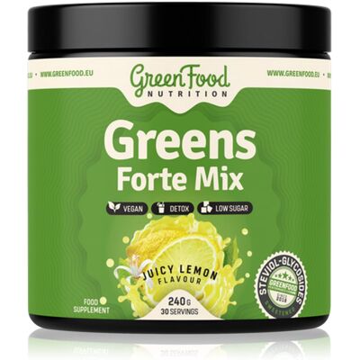 GreenFood Nutrition - Greens Forte Mix - Citron Juteux - Publicité GreenFood Nutrition - Greens Forte Mix - Citron Juteux - Publicité