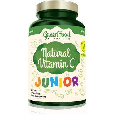 GreenFood Nutrition Junior Natural Vitamin C capsules pour soutenir le système immunitaire 46.8 g - Publicité GreenFood Nutrition Junior Natural Vitamin C capsules pour soutenir le système immunitaire 46.8 g - Publicité