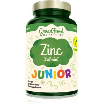 GreenFood Nutrition Junior Zinc Lalmin capsules pour soutenir le système immunitaire 38.7 g - Publicité GreenFood Nutrition Junior Zinc Lalmin capsules pour soutenir le système immunitaire 38.7 g - Publicité