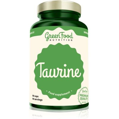 GreenFood Nutrition Taurine aide aux performances sportives 85.5 g - Publicité GreenFood Nutrition Taurine aide aux performances sportives 85.5 g - Publicité