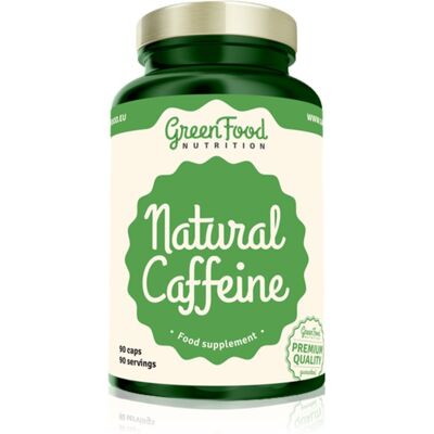 GreenFood Nutrition Caffeine capsules à la caféine 90 cps - Publicité GreenFood Nutrition Caffeine capsules à la caféine 90 cps - Publicité