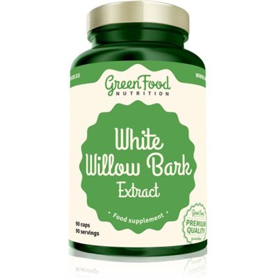 GreenFood Nutrition White Willow Bark White Willow Bark capsules pour favoriser la santé du système locomoteur 90 cps - Publicité GreenFood Nutrition White Willow Bark White Willow Bark capsules pour favoriser la santé du système locomoteur 90 cps - Publicité