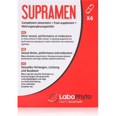 Complément Ginseng Maca Labophyto - Améliore la Performance - 4 en 1 - Publicité Complément Ginseng Maca Labophyto - Améliore la Performance - 4 en 1 - Publicité