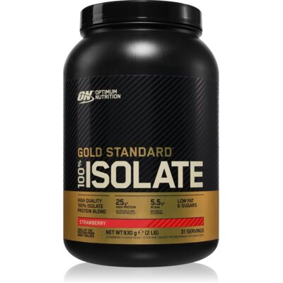 Optimum Nutrition Gold Standard Isolate isolat de lactosérum saveur Strawberry 930 g - Publicité Optimum Nutrition Gold Standard Isolate isolat de lactosérum saveur Strawberry 930 g - Publicité