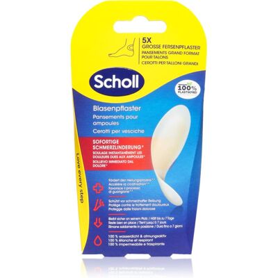 Scholl Dr. Scholl's Blister Plasters pansement étanche contre les ampoules aux pieds 5 pcs - Publicité Scholl Dr. Scholl's Blister Plasters pansement étanche contre les ampoules aux pieds 5 pcs - Publicité