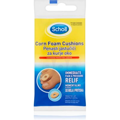 Scholl Corn Foam Cushions pansement protecteur anti-callosités et œil-de-perdrix 9 pcs - Publicité Scholl Corn Foam Cushions pansement protecteur anti-callosités et œil-de-perdrix 9 pcs - Publicité