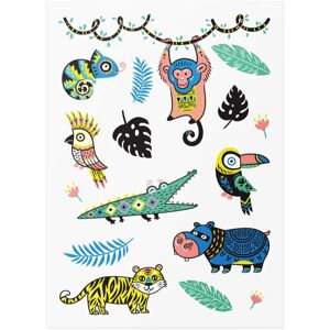 TATTonMe Temporary Tattoos Jungle tatouage pour enfant waterproof 3 y+ 1 pcs