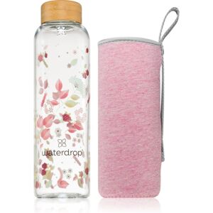 Waterdrop Glass Edition bouteille d'eau en verre Flair 1 pcs